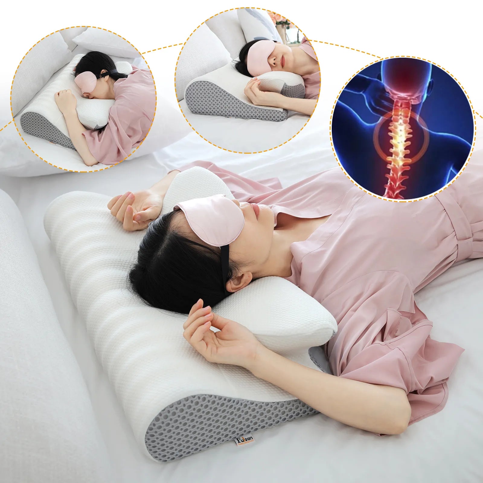 NeckSoother Butterfly Cervical Support Pillow