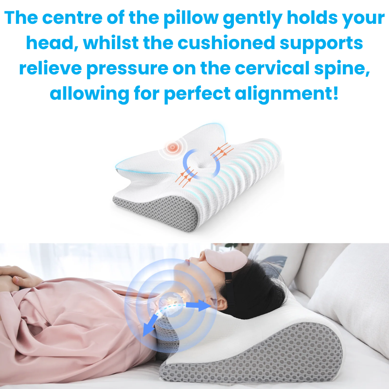 NeckSoother Butterfly Cervical Support Pillow